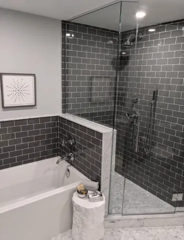 Free Standing Tub Shower Ottawa Plumber Scaled
